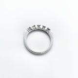 18ct White Gold 0.50ct Half eternity ring