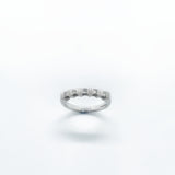 18ct White Gold 0.50ct Half eternity ring