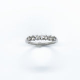 18Ct White gold diamond half eternity 0.70ct