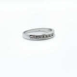 18Ct white gold diamond half eternity ring 0.20Ct
