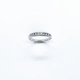 18Ct white gold diamond half eternity ring 0.20Ct