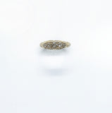 Antique 18ct yellow gold diamond ring 0.50ct.
