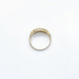 Antique 18ct yellow gold diamond ring 0.50ct.