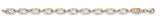 9ct Yellow & White Gold Fancy 7" Bracelet (4.4g)