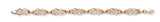 9ct Yellow Gold Hollow Celtic 7" Bracelet (3.6g)