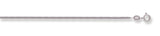 9ct White Gold Traditional Classic Curb Chain