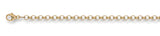 9ct Yellow Gold Round Belcher Chain