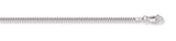9ct White Gold Traditional Classic Curb Chain