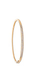 9ct Yellow Gold 0.50ct Channel Set Diamond Bangle