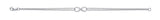 9ct White Gold 0.15ct Diamond Bracelet