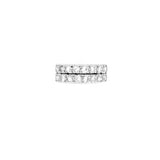 Platinum & 1.08ct Diamond Double Eternity Ring