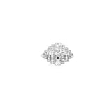 18ct White Gold Antique Diamond Cluster