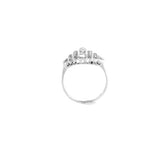 18ct White Gold Antique Diamond Cluster