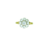 18ct Yellow Gold 0.65ct Diamond Flower Cluster