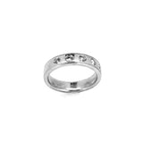 18ct White Gold 0.5ct Diamond Set Band