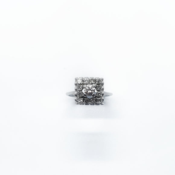 18Ct White gold diamond dress ring 0.60ct