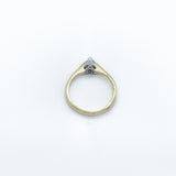 18ct Yellow gold Heart solitaire ring 0.50ct