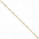 9ct Yellow Gold Entwined Links Bracelet (4.3g)