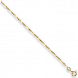 9ct Yellow Gold Traditional Classic Curb Chain