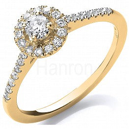 18ct Yellow Gold 0.37ct Fancy Ring