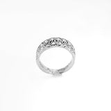 Platinum & 1.08ct Diamond Double Eternity Ring