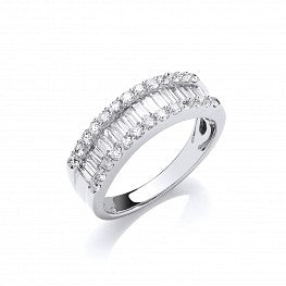 18ct White Gold 1.00ct Diamond Eternity Ring